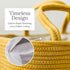 Natemia Diaper Caddy Organizer - Large, Lily Pad - Portable Rope Handles For Car Organizer - Three Compartments