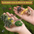 37PCS Set, Rainforest Animals Figures Toys Rainforest Diorama Supplies Include Jungle Animal Figurines,Trees, Moss
