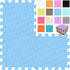 qqpp EVA Rubber 18 Tiles Interlocking Puzzle Foam Floor Mats - Baby