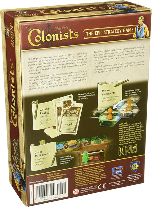 The Colonists Board Game