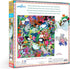1000 eeBoo: Piece and Love Sloths Piece Square Adult Jigsaw Puzzle, Puzzle for Adults and Families, Glossy, Sturdy