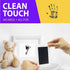 Extra Large Clean Touch Ink Pad for Baby Handprints & Footprints - Inkless Infant Stamp, Safe for Babies, Black