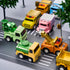 12 JOYIN Pcs Easter Eggs Filled with Toy Cars, Colorful Stuffed Eggs with Pull Back Die-Cast Cars for Easter Hunt Game