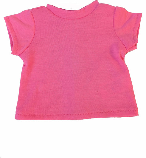 18-Inch Pack 5 American Fashion World T-Shirts Vibrant Colors for Dolls | of | Premium Quality & Trendy Design | Dolls