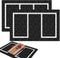 KEOHOLI 2 Packs Cornhole Mats 5 x 8 Ft Felt Prevent Slipping Cornhole