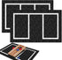KEOHOLI 2 Packs Cornhole Mats 5 x 8 Ft Felt Prevent Slipping Cornhole