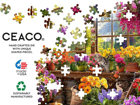 Ceaco Colorful Potting Shed 500 Piece Jigsaw Puzzle