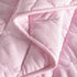 BEDSUM 100% Brushed Microfiber Down Alternative Toddler Comforter, Ultra Soft Lightweight and Warm Breathable Crib Quilted Blanket for Nursery Stroller Bed, 39x47 Inches, Pink by BEDSUM