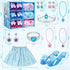 3+ LJZJ Princess Dress Up Toys & Jewelry Boutique, Girls Role Play Gift for Year Old Girl Toddler B-Day Party Favors