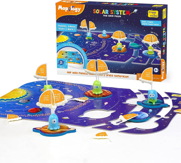 Imagimake Mapology Solar System for Kids | Educational Toys for Kids 5-7