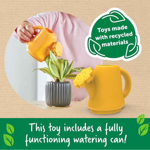 Learning Resources Growing Greenhouse Playset - Color and Number Eco Friendly Preschool Learning Toys for Ages 18+