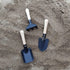 7PCS Kids Gardening Tools, Long Shovel, Rake for Leaves, Spade, Hoe, Steel Heads & Real Wood Handle, Yard Tools