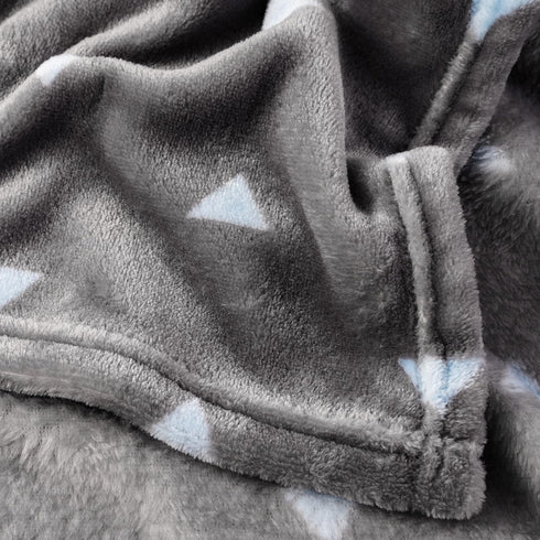 Bunnikins & Clover Lightweight Plush Flannel Baby Blanket, Super Soft for Boys and Girls, 30"x36"