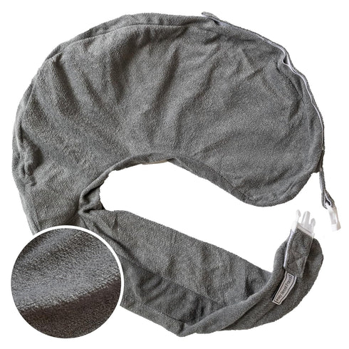 My Brest Friend Deluxe Nursing Pillow Cover - Adjustable Fit, Easy Care, Dark Grey