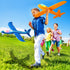 2 Pack LED Light Airplane, 17.5" Large Throwing Glider Plane - Flying Toy for Kids, Gifts for 3-9 Years Old, Outdoor