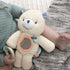 Nate The Teddy Bear - Soft Plush Travel Activity Toy with Wooden Teethers