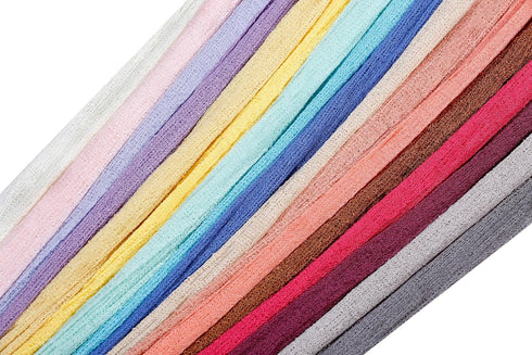 Matissa Newborn Baby Photography Prop Swaddle Cheesecloth Knit Wrap, 16 Colors Available (Baby Pink)