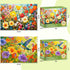 2 Pack Puzzles for Adults 1000 Pieces – 1000 Piece Hard Puzzles for Adults - Thick and Durable Hummingbirds and Flowers Jigsaw Puzzles for Family Fun Birthday Party Favors