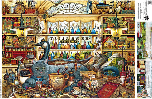 1000 26.75 19.75 Buffalo Games - Charles Wysocki - Elmer and Loretta - Piece Jigsaw Puzzle for Adults -Challenging