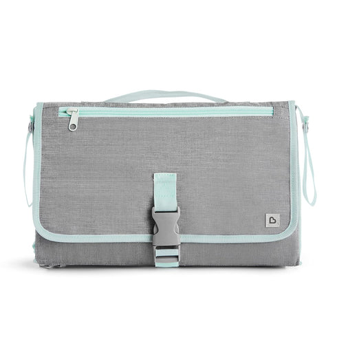 12 Munchkin Portable Changing Pad Lightweight and Compact Baby Diaper Changing Mat with Silver-Ion Technology, Includes