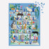 Galison Purrfect Nook – 1000 Piece Jigsaw Puzzle Featuring Artwork of a Cozy Shelf for Cat Lovers