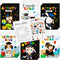 BWkoss Kindergarten Graduation Activity Books- Preschool Graduation Theme Mini Games Coloring Booklet