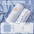 3-Pack, 1 (47" 47") 2 (38" 40") hahaland Muslin Swaddle Blankets Bamboo - Large x & Standard x - Breathable Silky Soft