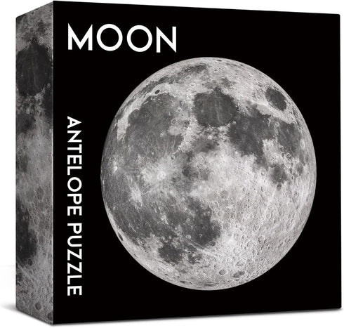 1000 1000 Antelope - Piece Puzzle for Adults, Space Moon Jigsaw Puzzles Pieces, Telescope Planet Close-up Round Puzzle
