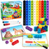 Coogam Math Cubes, Number Counting Blocks with Activity Snap Linking Cube, Math Construction Toy Gift for Preschool