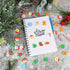 FOIMAS 192pcs Christmas Erasers Bulk for Kids, Large Xmas Pencil Erasers Santa Snowflake Tree Stocking Stuffer Gift