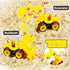 Construction Sensory Bin - Tractor Sand Playset with Toy Truck, Play Sand and Signs, Sand Art Kit for Kids Ages 3 and Up