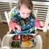 Kids Stainless Steel Utensil Set, Education Series, High Grade 304, Set of 5 Silverware