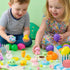 24 JOYIN Pcs Easter Eggs Prefilled with Squishy Toys, Cute Mochi Toy Fillers for Easter Egg Hunt, Basket Stuffers