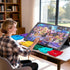 Jigpal 2-in-1 3 6 1000 Tilting Jigsaw Puzzle Board with Stand and Cover, Lightweight Felt Jigsaw Storage Table