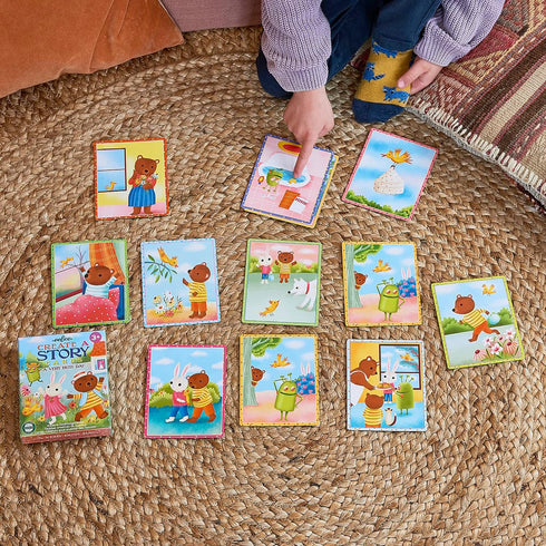 eeBoo A Very Busy Day Create a Story Pre-Literacy Cards for Ages 3+