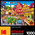 RoseArt - Kodak Premium - Colorful European Town - 1000 Piece Jigsaw Puzzle for Adults