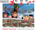 Ceaco - Together Time Collection Holiday Fence 400 Piece Jigsaw Puzzle in Standard, Medium, and Oversized Sizes