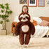 IKASA Giant Sloth Stuffed Animal, 30" Hanging Three Toed Plush Toy, Cute Fluffy Gift for Kids