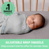 100% 3-6 14-18 lbs, 1.0 3-Pack, SwaddleMe by Ingenuity Original Swaddle, Cotton, Improves Sleep & Calms Startle Reflex