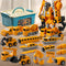 Magnetic Transform Engineering Car Toys | Assembled Magnetic Cars and Trucks with Storage Box for Kids Ages 3-8