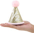 WAOUH Half Birthday Crown Hat - Mini Cake Smash Photo Prop for Baby's 6 Month Milestone Party Hats