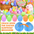 Lavwix 512Pcs 2.4" Pastel Easter Eggs, Fillable Plastic Easter Eggs Empty Colorful Eggshell Bulks for Easter Hunt