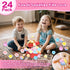 YRSDQueenA Pack 24 Pack 50 4-8 8-12, Taba Squishy Taba Squishies with Stickers, Easter Squishy Toys Party Favors