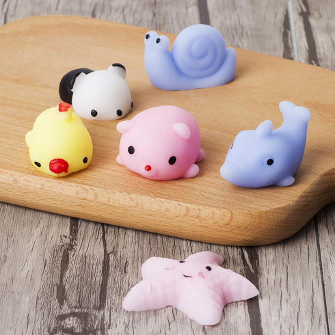 Mr. Pen Squishy Toys, 12 Pack, Squishies for Kids, Stress Relief Toy, Mini Squishes, Small Toys for Kids