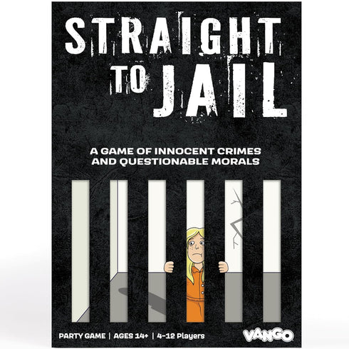 14 4 12 Vango Straight to Jail A Game of Innocent Crimes and Questionable Morals - Ages and Up - Card Game