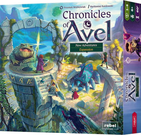 Chronicles of Avel: New Adventures EXPANSION - Cooperative Fantasy Strategy Game for Kids and Adults, 1-4 Players