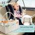 2-Pack Set HIPHOP PANDA Diaper Caddy Organizer - Nursery Storage Bin & Car Organizer for Diapers, Wipes, and Baby