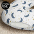 Sweet Jojo Designs Moon and Star Nursing Pillow Cover Breastfeeding Pillowcase for Newborn Infant Bottle Breast Feeding