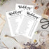White Theme Bridal Shower Games for 25 Guests, Wedding Shoe Game, Wedding Advice Cards, Reception Games, Bride Groom