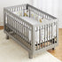 3mm 4FS 3 4 BreathableBaby Breathable Mesh Liner for Full-Size Cribs, Classic Mesh, Safari Fun Too (Size Covers